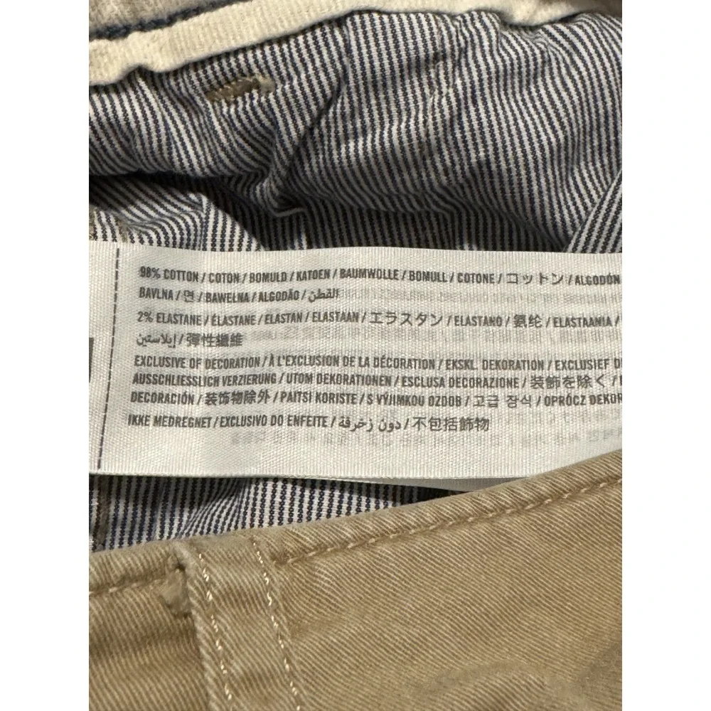 Abercrombie & Fitch Langdon Slim Stretch Pants Men's 28x30 Dark Khaki